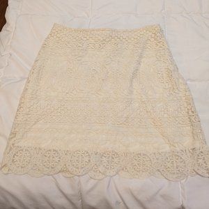 Cute Lace Mini Skirt